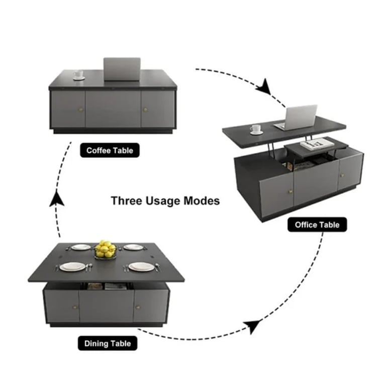 Picture of Hako Natural Wood  Coffee table - Multifunctional use