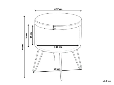 Picture of Ottoman Noble - Natural wood