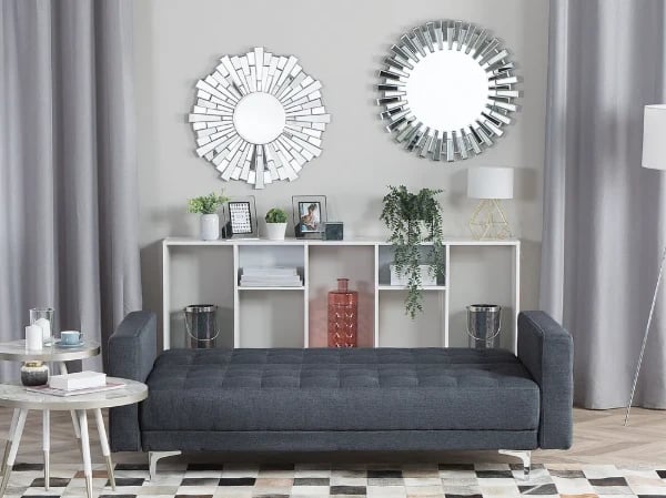 Velena – Modern Convertible Sofa with Metal Legs