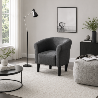 Picture of Roma Natural wood upholstered chair