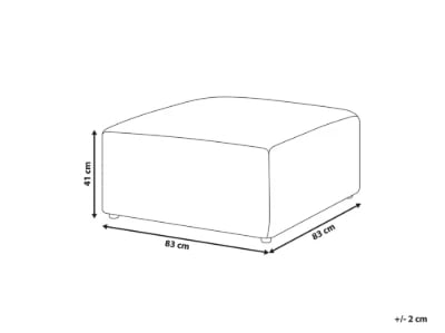 Picture of Ottoman  Naturelle - Natural wood