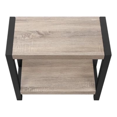 Picture of Brulotte Natural wood Side table - One shelf