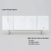 Picture of Venela Modern Sideboard Natural wood with Metal legs