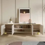 Picture of Aurella Arch TV Unit – Gold Trim &  Elegance