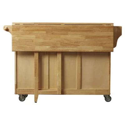 Wobbi Wooden Rolling Kitchen Island