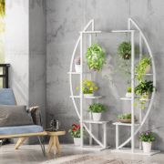 Heavy Duty Portable 5-Tier Plant Stand Pack Of 2