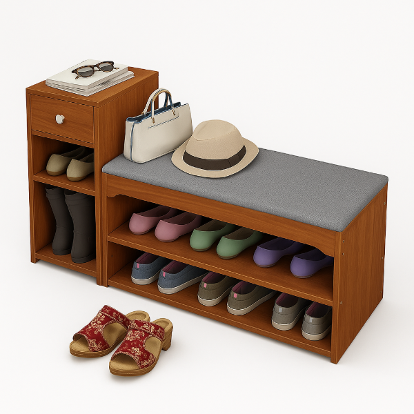 Picture of Terana Shoe Storage unit -BROWN