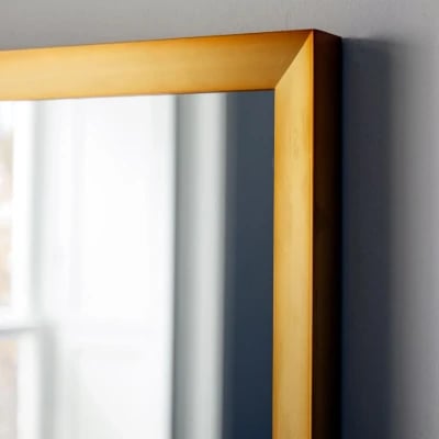 Thick Frame Metal Rectangle Wall Mirror 