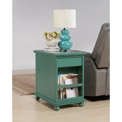Picture of Ahmara Side table natural wood with storage