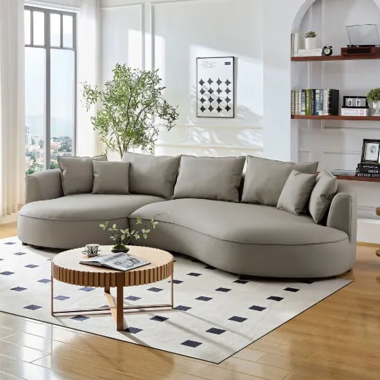 Picture of Mercato L-Shaped Sectional – Natural Wood