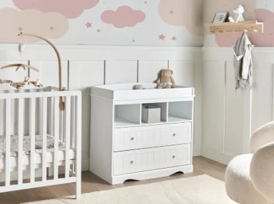 Rangio Baby Natural wood Changing Unit.