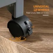 Kulinos Small Kitchen Island with Wheels