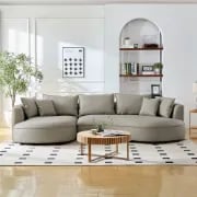 Picture of Mercato L-Shaped Sectional – Natural Wood