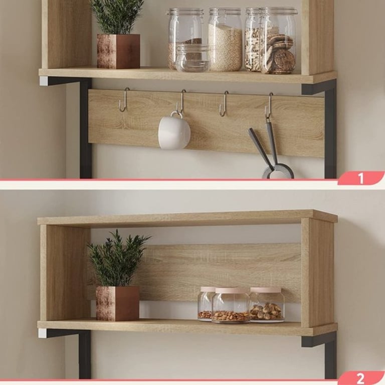 Gussi – Kitchen Stand Made of Wood and Metal