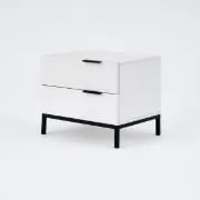 صورة طاولة غرفة نوم  2درج - جرافي