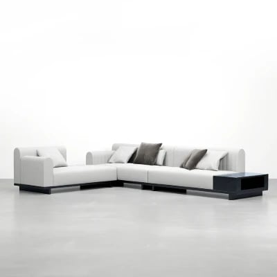 Picture of Cavallo L-Shaped Sectional – Natural Wood