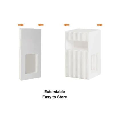 Picture of Glamor Natural wood Side table - Open storage