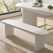 Picture of Lina Modern Dining Bench with a Contemporary Edge
