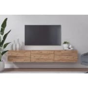 Picture of Avian Wall Mounted TV Stand – Natural Wood