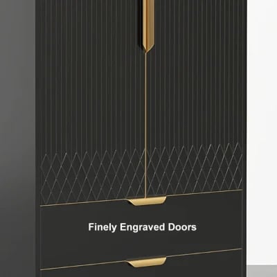 Picture of Mavina Modern Tall Wardrobe with Storage