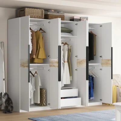 Picture of Kidlo Natural wood Wardrobe