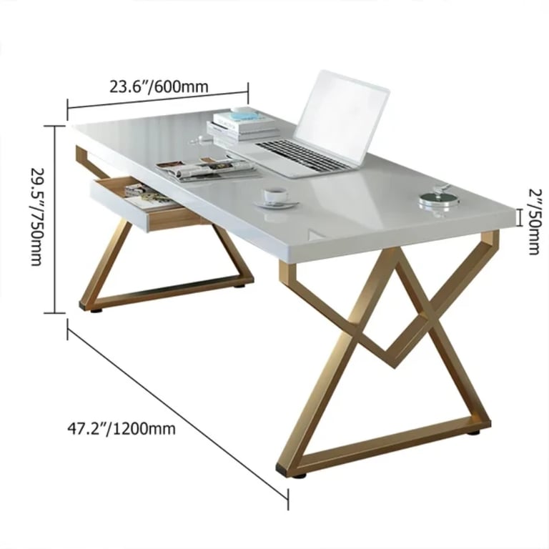 Picture of Axo – Natural Wood Desk with Drawer