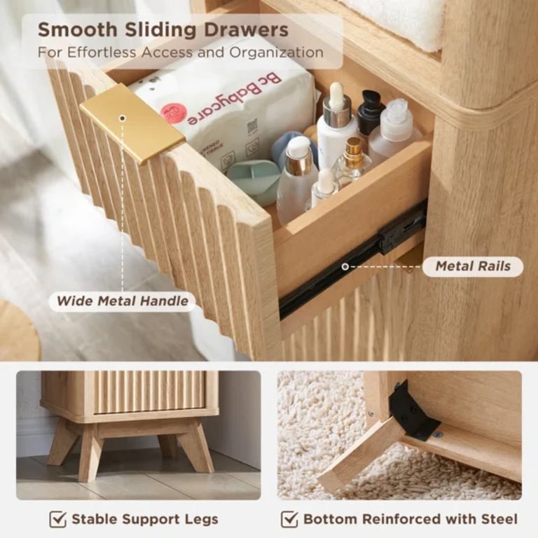 Picture of Mora Natural wood Bathroom cabinet