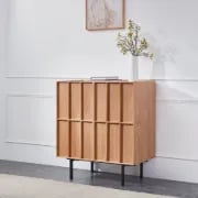 Picture of Keinna Sideboard Cabinet Natural Wood -  4 Shelves