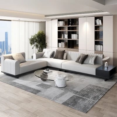 Picture of Cavallo L-Shaped Sectional – Natural Wood