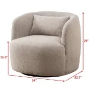 Picture of Monarque Curved Armchair - Natural Wood.