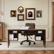 Lorianno – Elegant Natural Wood Desk