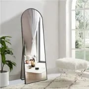 Neutype Aluminum Alloy Full-length Mirror Arch Decorative Mirror