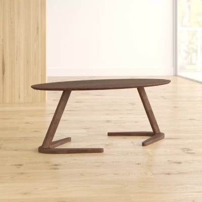 Bardem Solid Wood Abstract Coffee Table