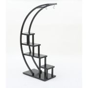 Industrial Multi-Purpose Curved Display Shelf For Home