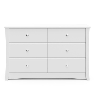 Crescent 6 Drawer Double Dresser
