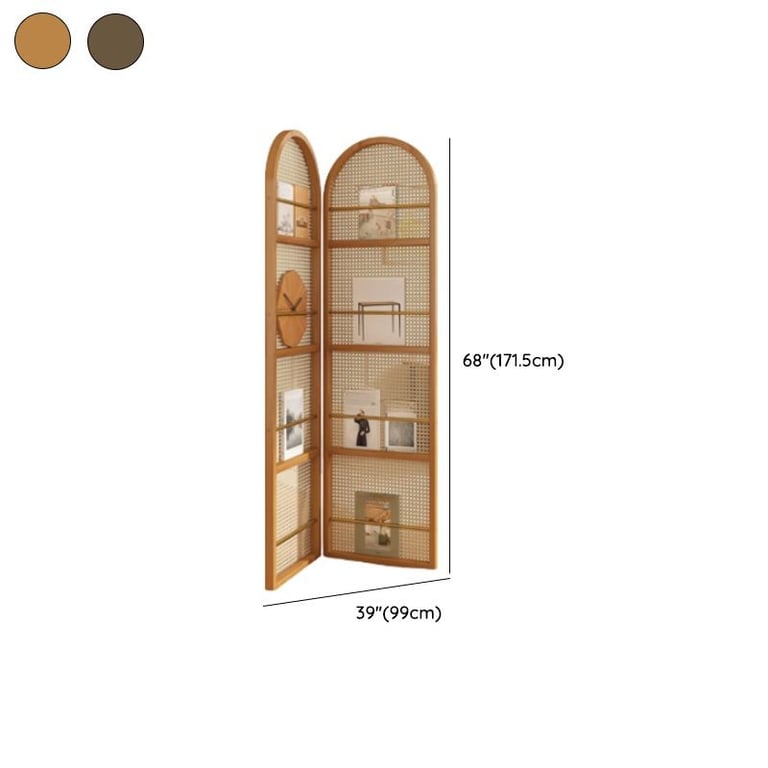 Avena Wooden Room Divider – Natural Woven Design