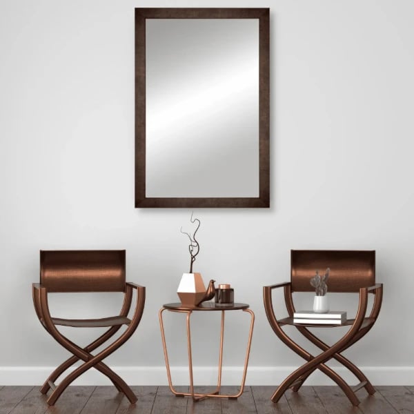 Teba Brown Framed Wall Mirror