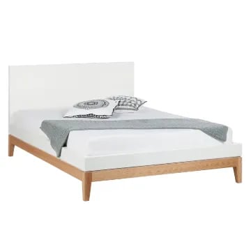 Picture of Lunor Natural Wood Minimalist Bed