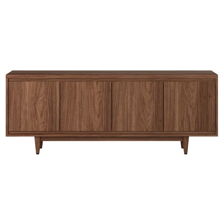 Picture of Olsen Natural Wood TV Unit – Four Doors & Tapered Legs
