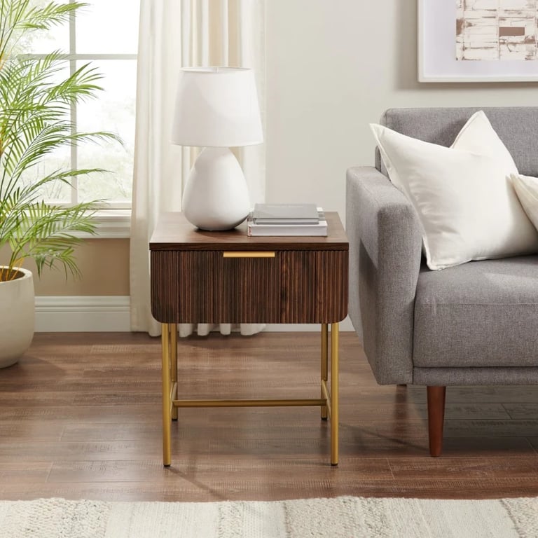 Picture of Lasino Natural wood Side table