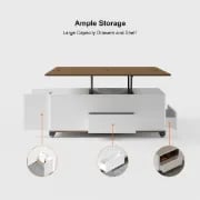 صورة ڤيلمار طاولة قهوة من الخشب الطبيعي  - متعددة الاستخدام