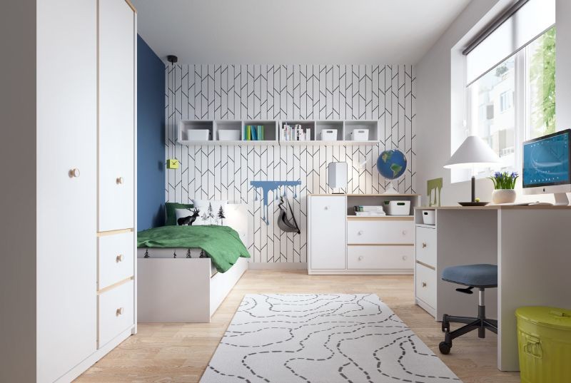 Picture of Astra - Natural Wood Study Desk