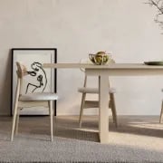 Viora Extendable Dining Table – Natural Wood