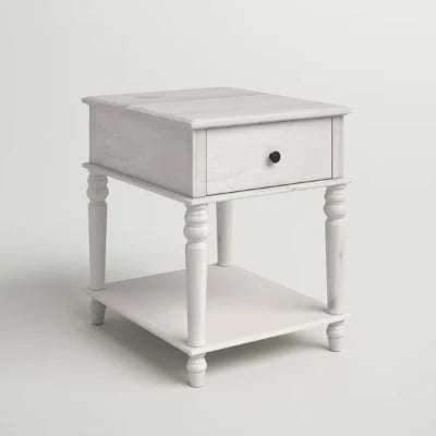 Picture of Rakan Side table natural wood - One Drawer