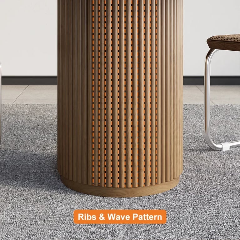 Picture of Gevora Round Dining Table - Natural Wood