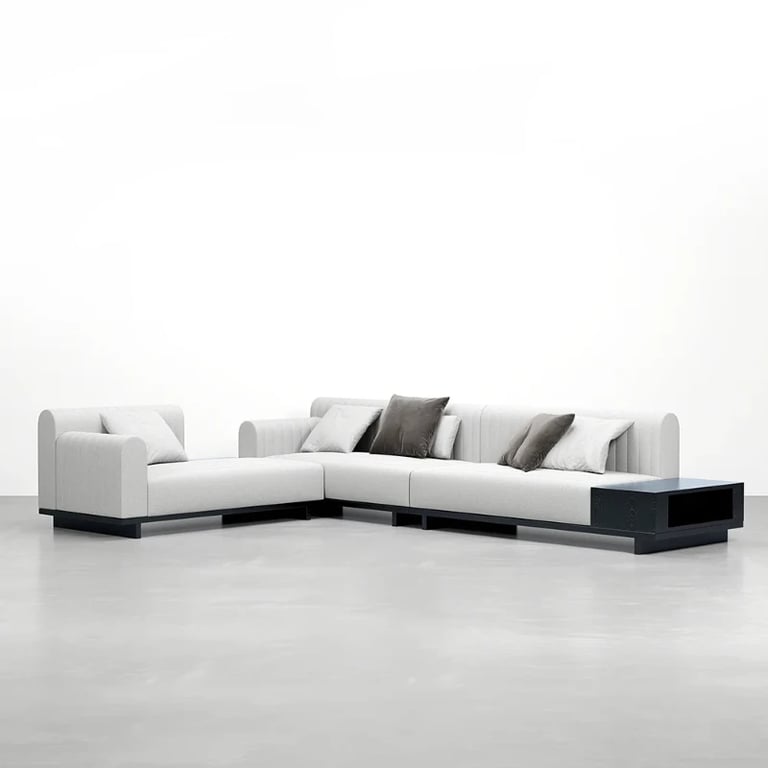 Picture of Cavallo L-Shaped Sectional – Natural Wood