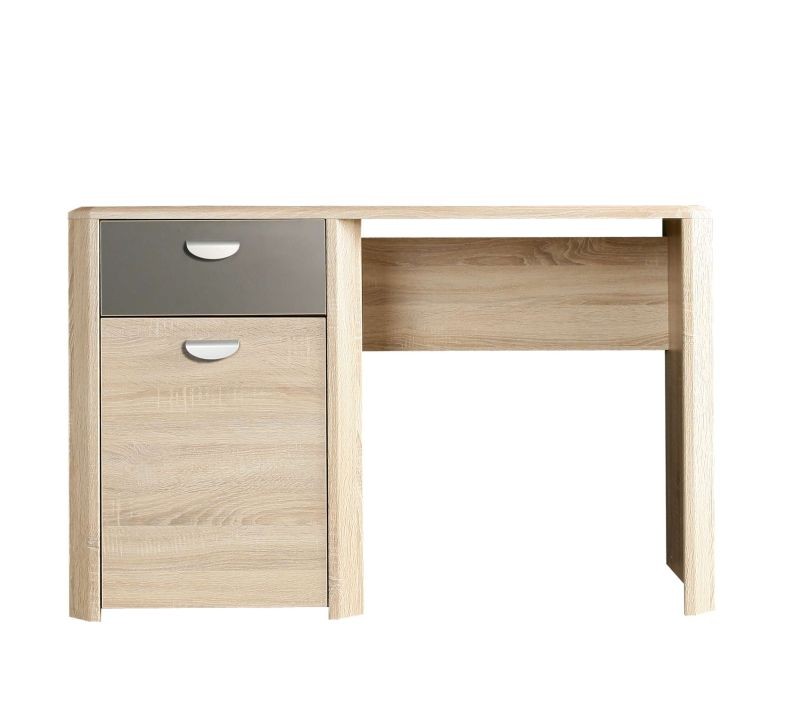 Picture of Cléon Modern Desk with 2 Drawers – Natural Wood