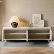 صورة وحدة تلفزيون نوڤيا – تصميم عصري من الخشب الطبيعي