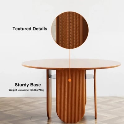 Picture of The Crescent Root Dining Table - Natural wood