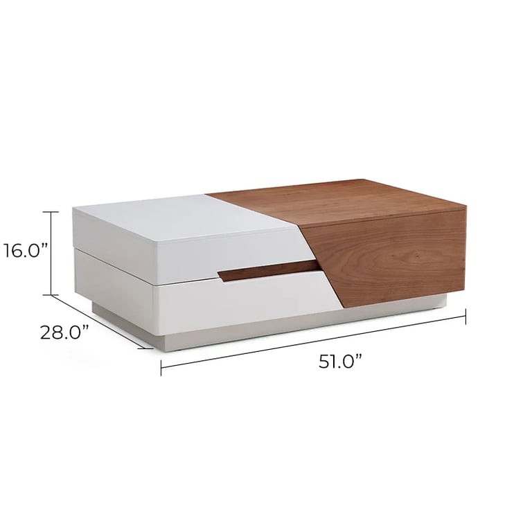 Picture of Rikke Tables Set – Natural Wood TV Unit & Coffee Table